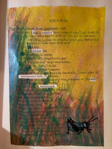 Spring Haiku Black out poem