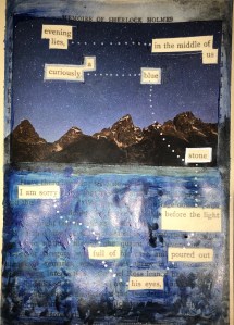 Black out poem Transition